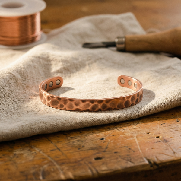 Hazel's Furrow Copper Bracelet