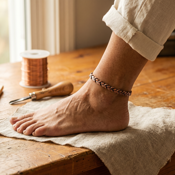 Hazel's Dune Copper Anklet