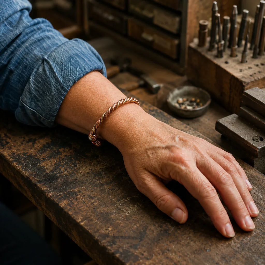 Hazel's River Copper Bracelet