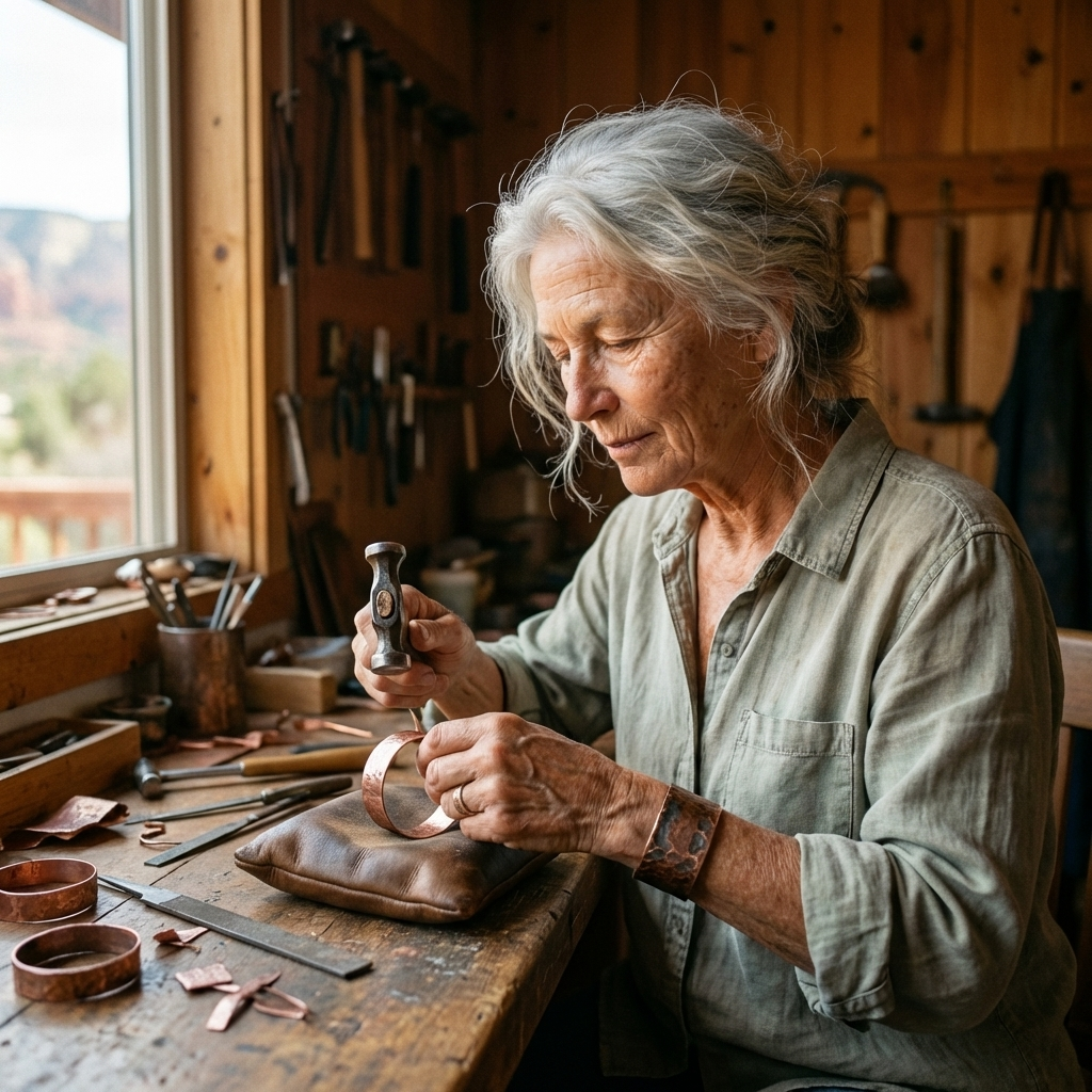 Hazel's Char Copper Ring