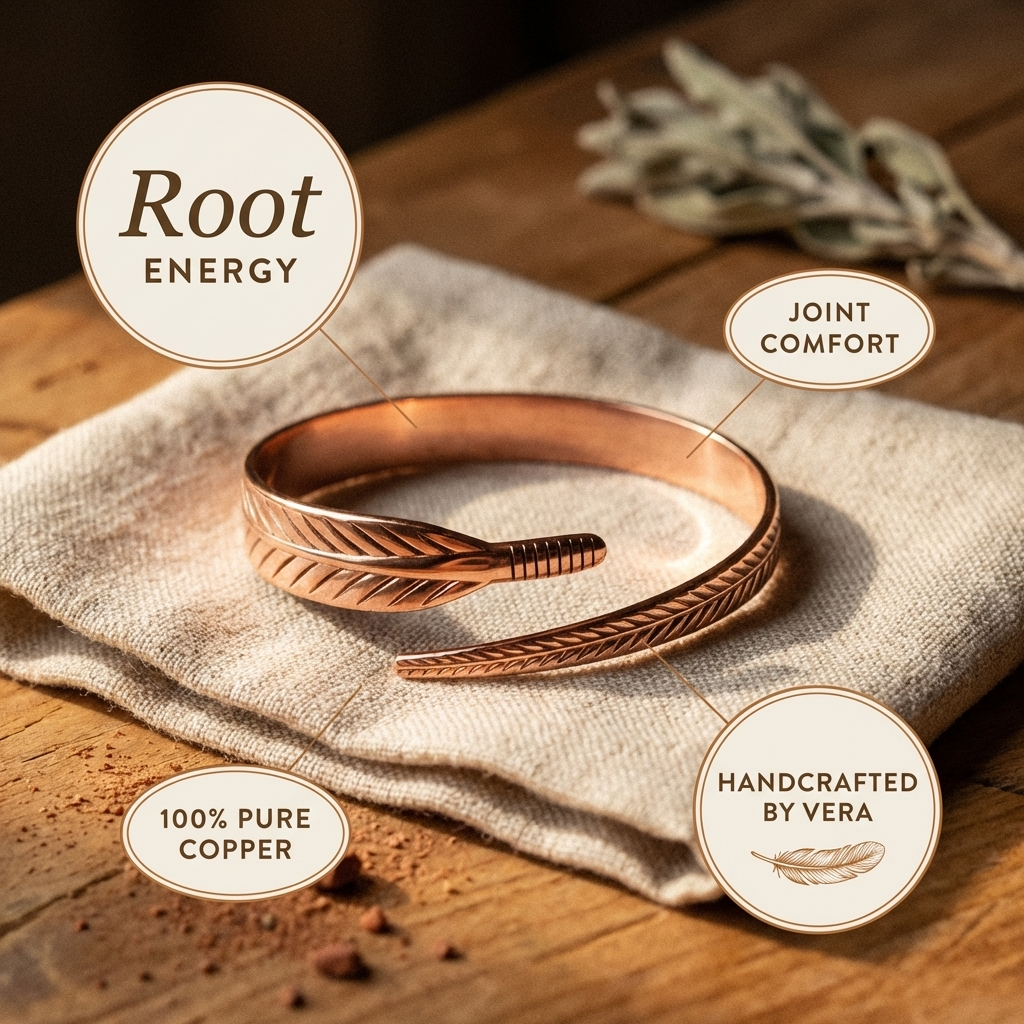 Hazel's Root Copper Bracelet