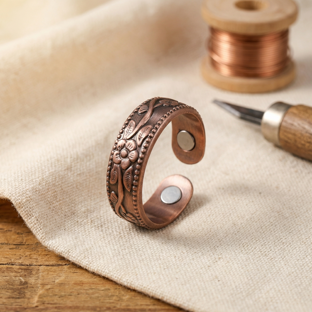 Hazel's Petal Copper Ring