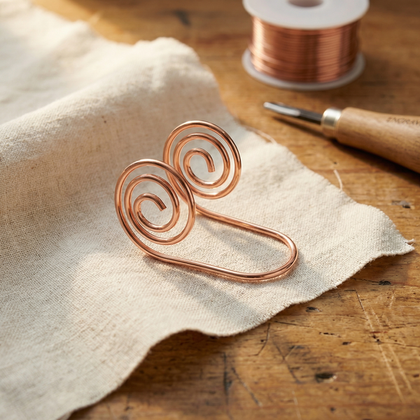 Hazel's Flow Copper Hand Spiral