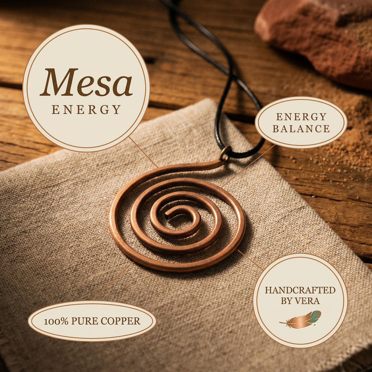 Hazel's Mesa Copper Necklace