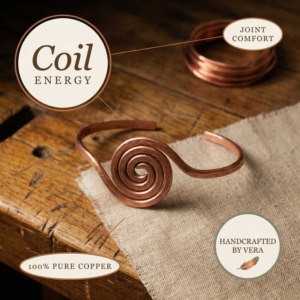 Hazel's Coil Copper Anklet