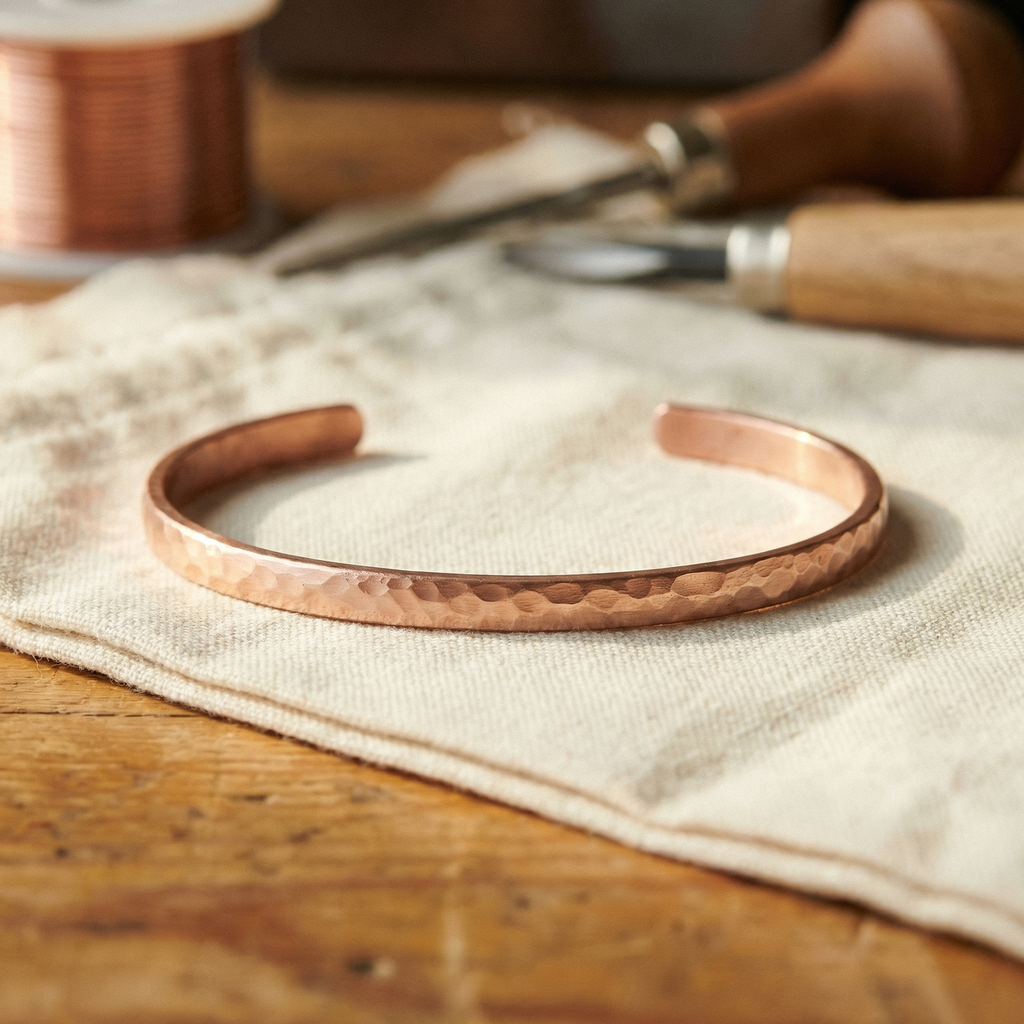 Hazel's Sand Copper Anklet
