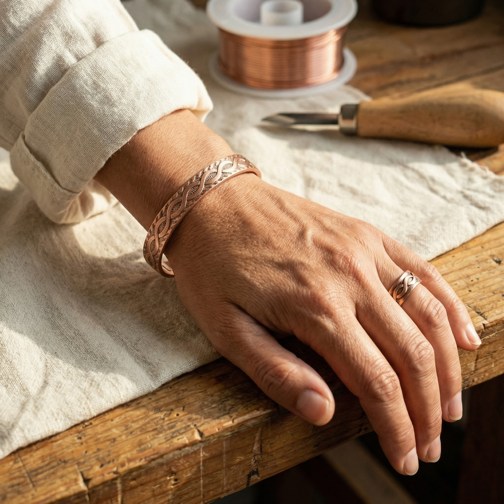 Hazel's Knot Copper Set
