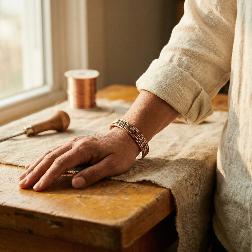 Hazel's Forge Copper Bracelet