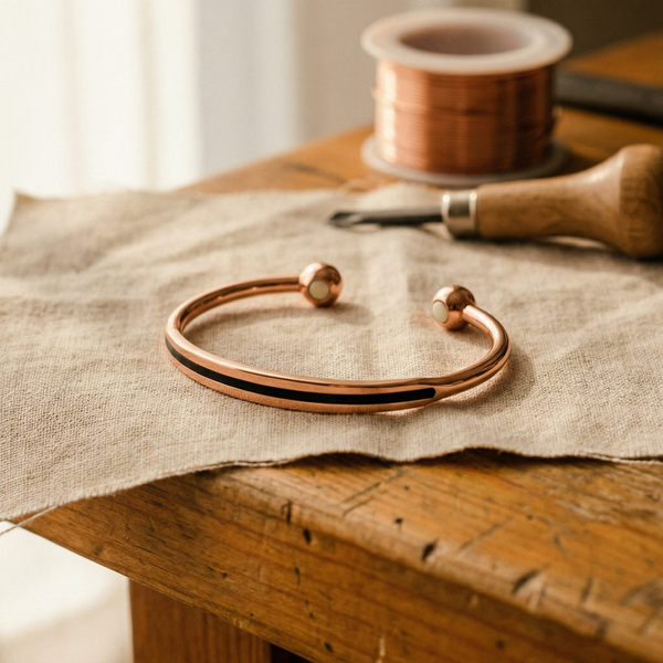 Hazel's Vein Copper Bracelet