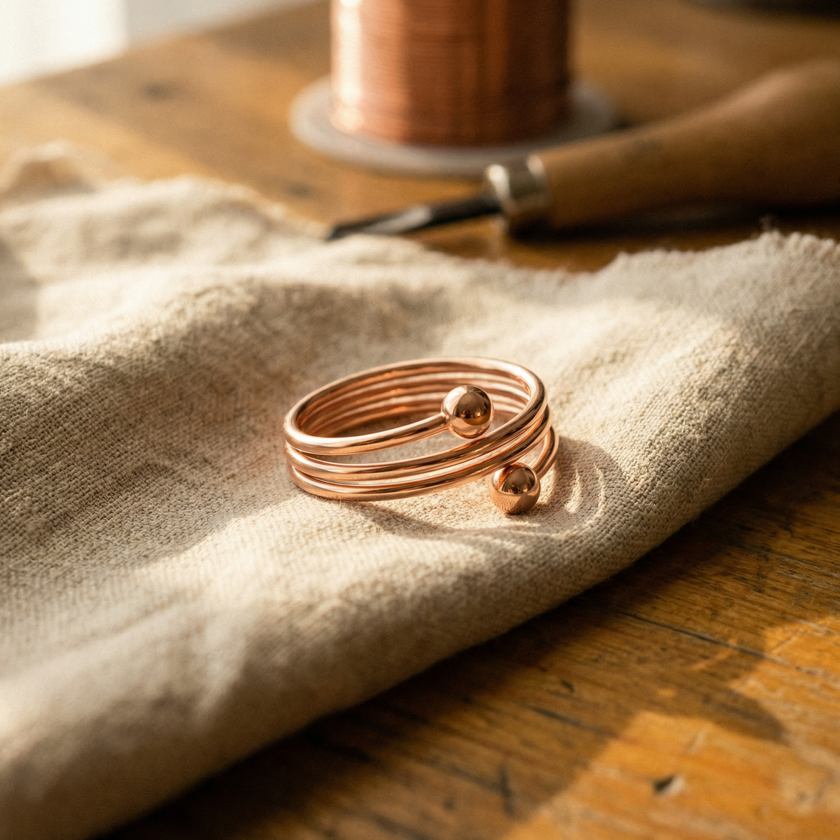 Hazel's Silt Copper Ring