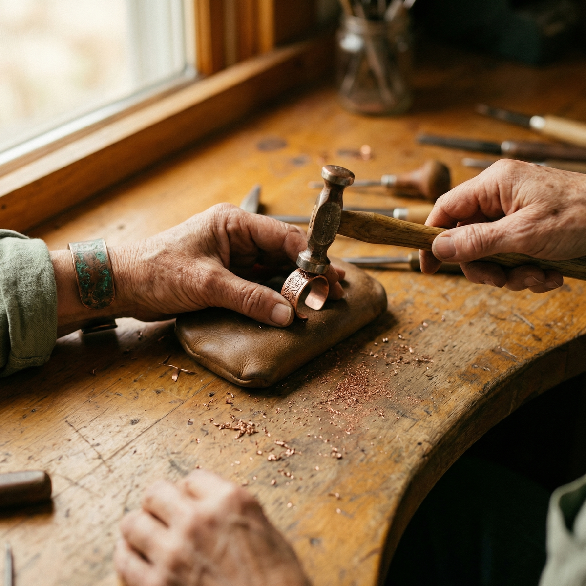 Hazel's Bole Copper Ring