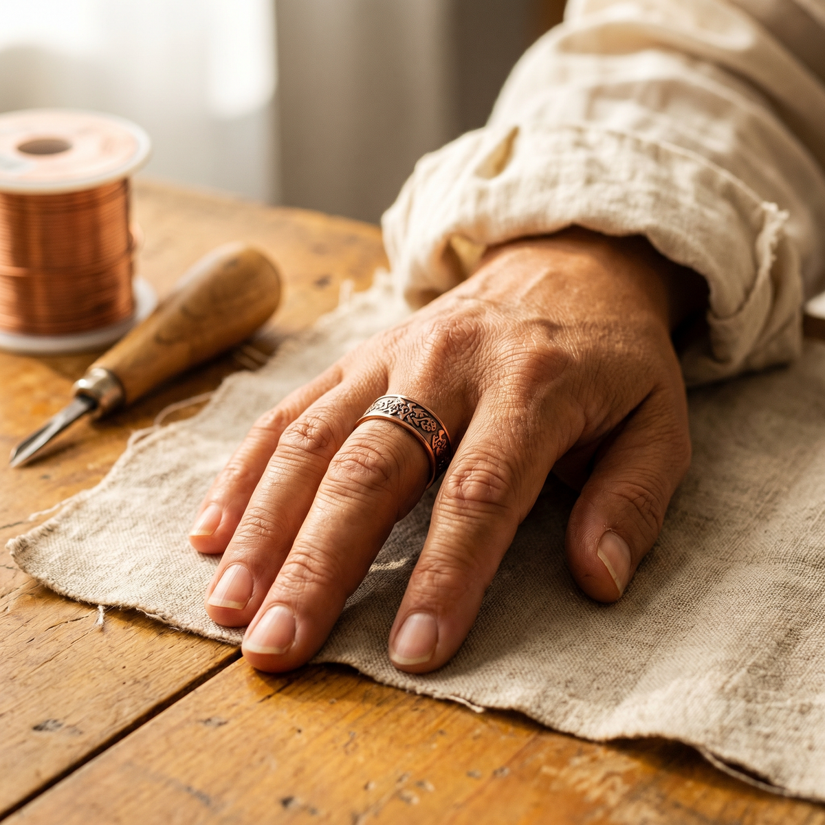 Hazel's Clag Copper Ring