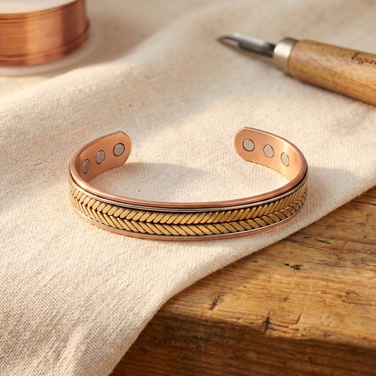 Hazel's Harvest Copper Bracelet