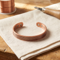 Hazel's Sage Copper Bracelet