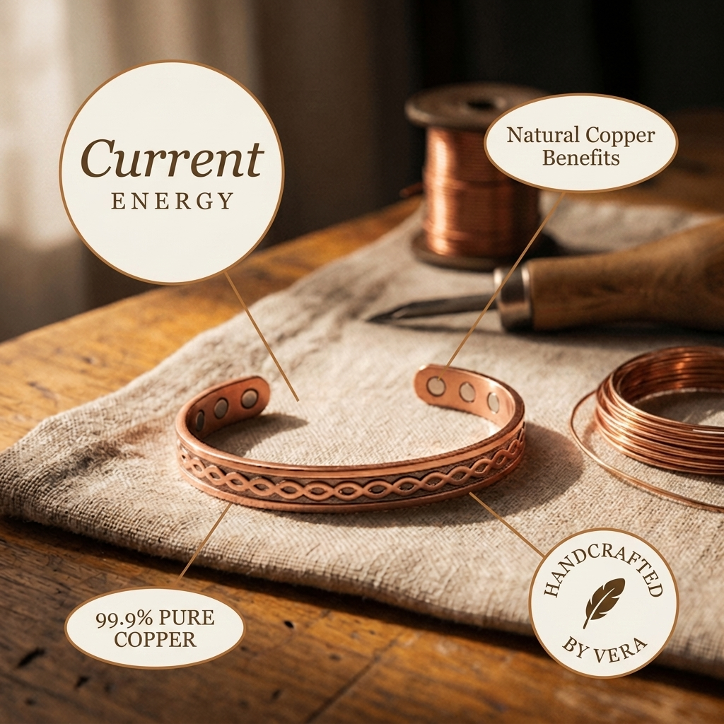 Hazel's Current Copper Bracelet