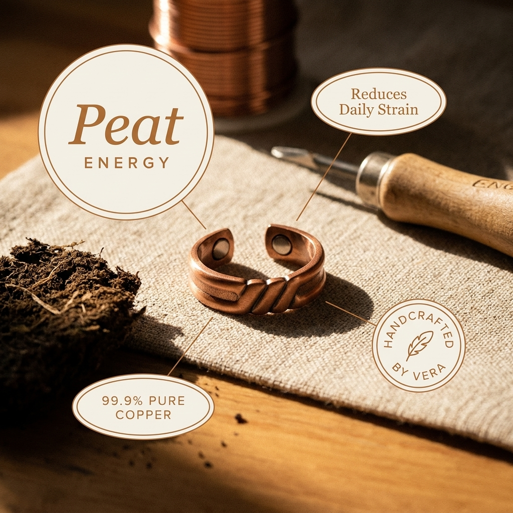 Hazel's Peat Copper Ring