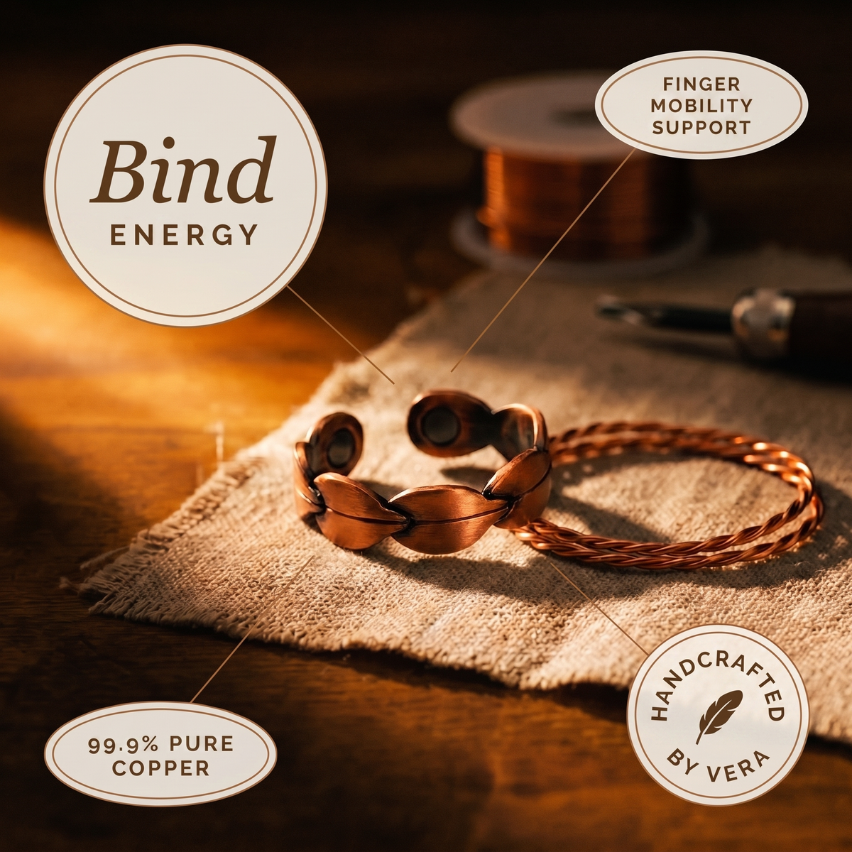 Hazel's Bind Copper Ring