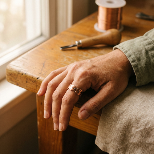 Hazel's Bind Copper Ring