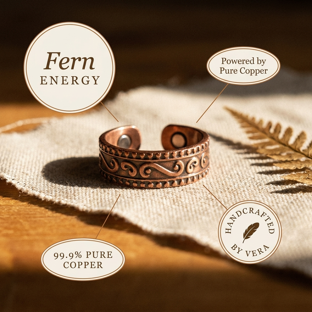 Hazel's Fern Copper Ring