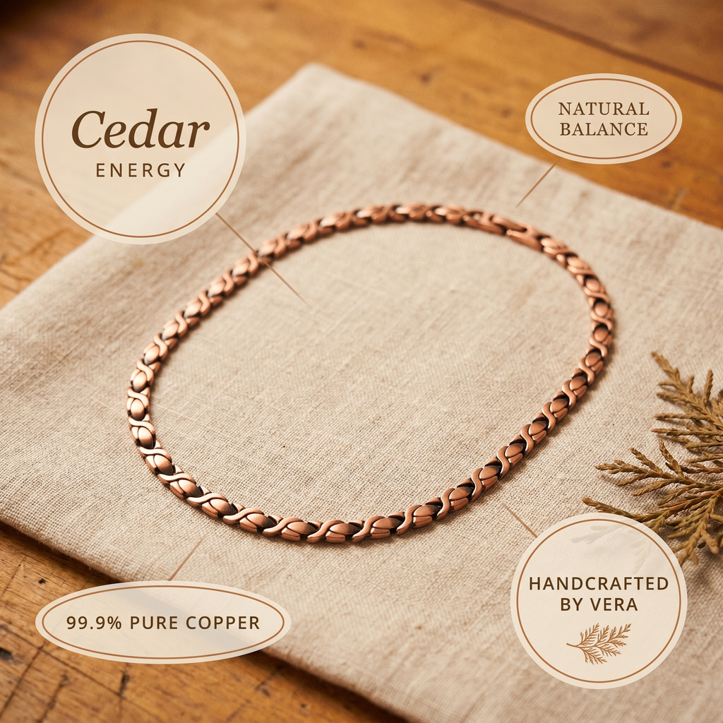 Hazel's Cedar Copper Necklace
