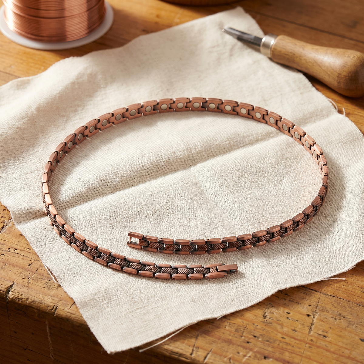 Hazel's Haze Copper Necklace