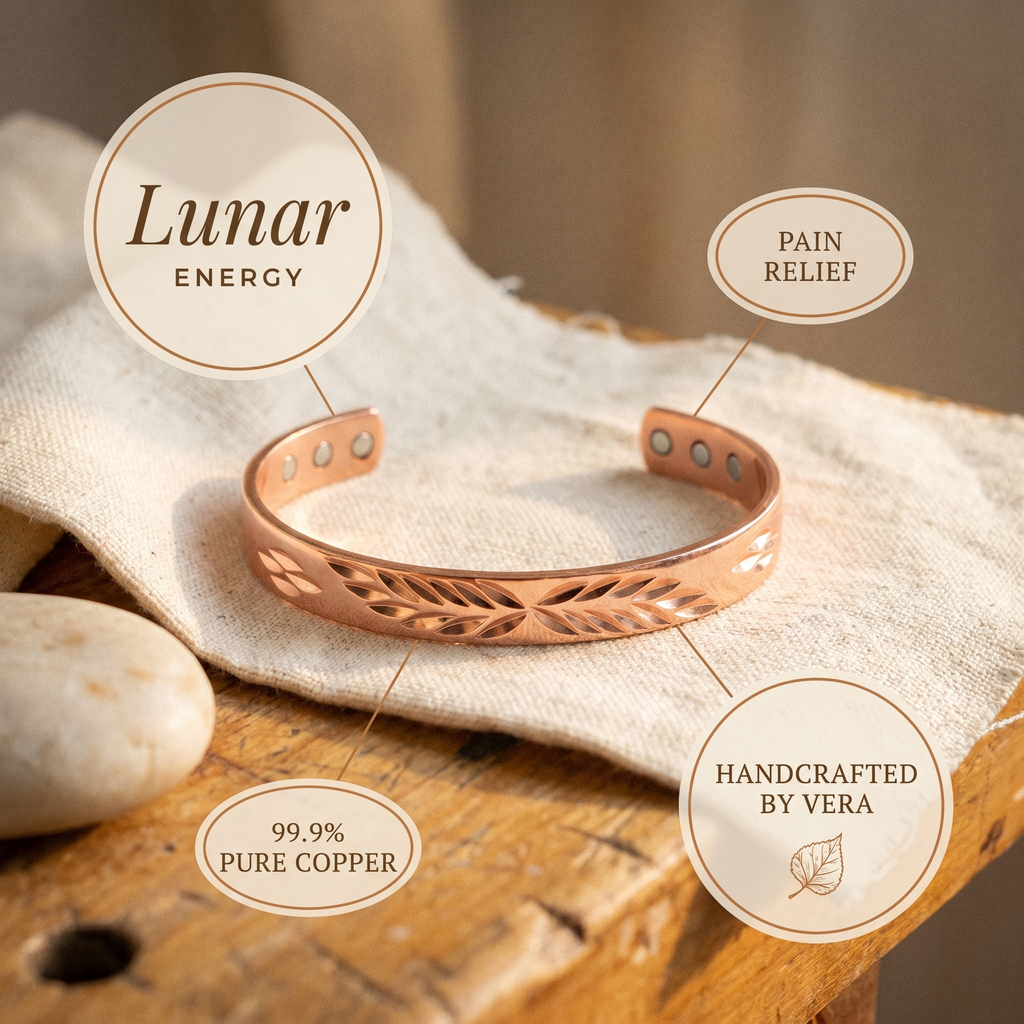 Hazel's Lunar Copper Bracelet