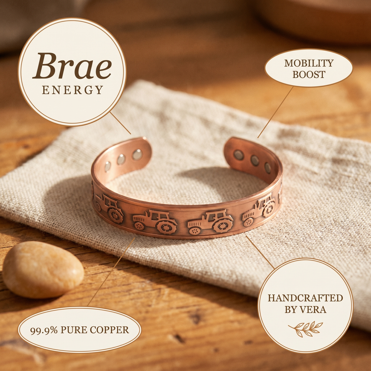 Hazel's Brae Copper Bracelet