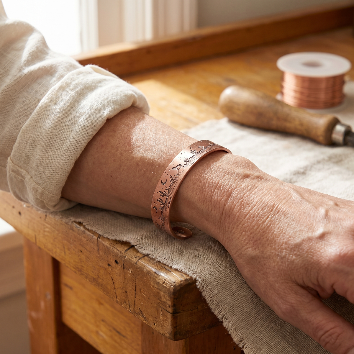Hazel's Cove Copper Bracelet