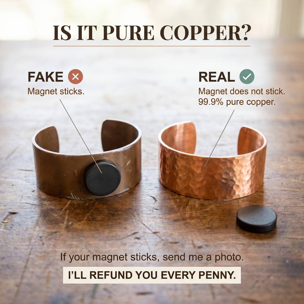 Hazel's Lunar Copper Bracelet