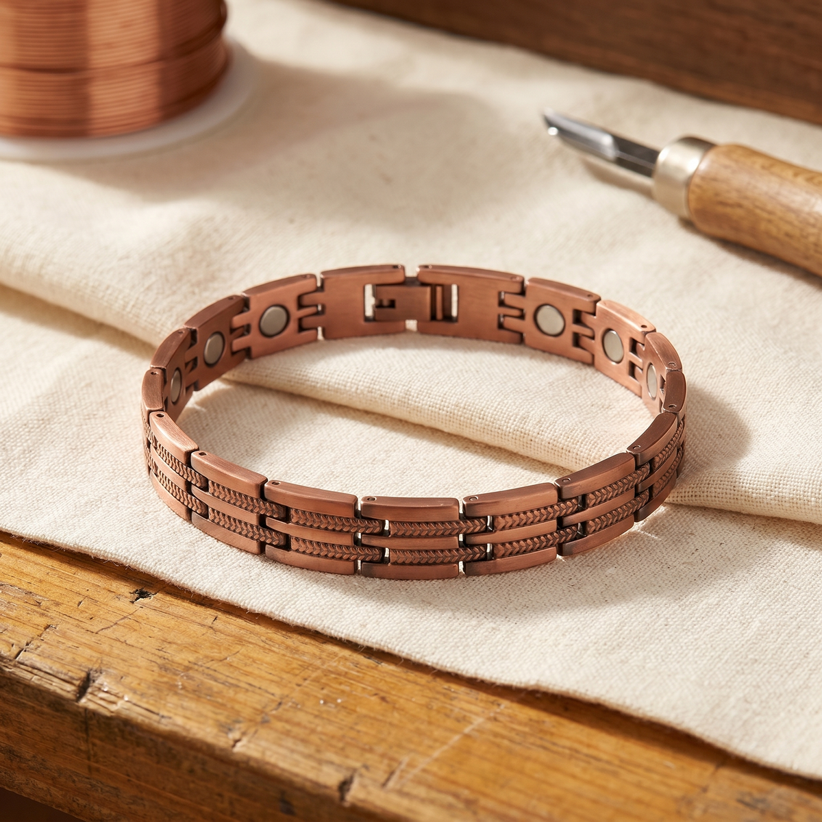 Hazel's Pike Men's Copper Bracelet