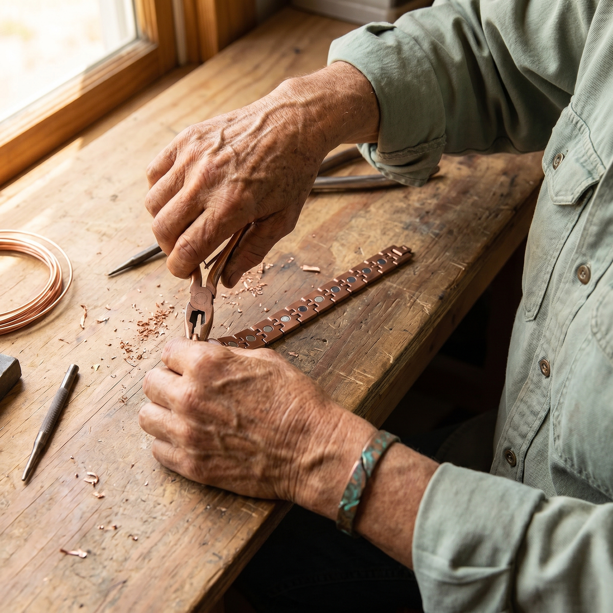 Hazel's Pike Men's Copper Bracelet