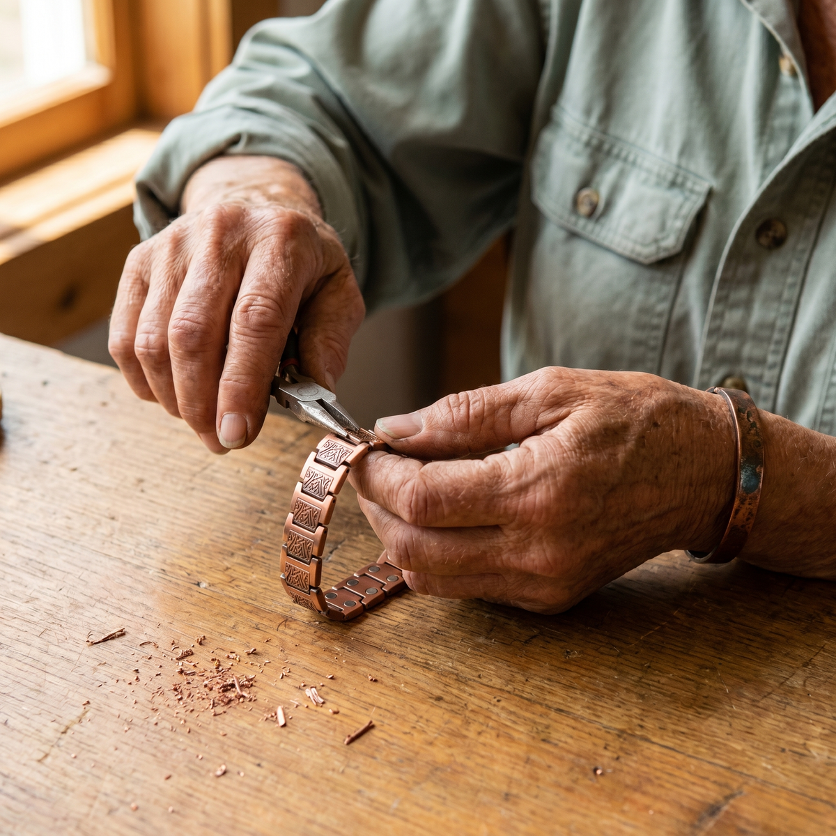 Hazel's Glen Men's Copper Bracelet
