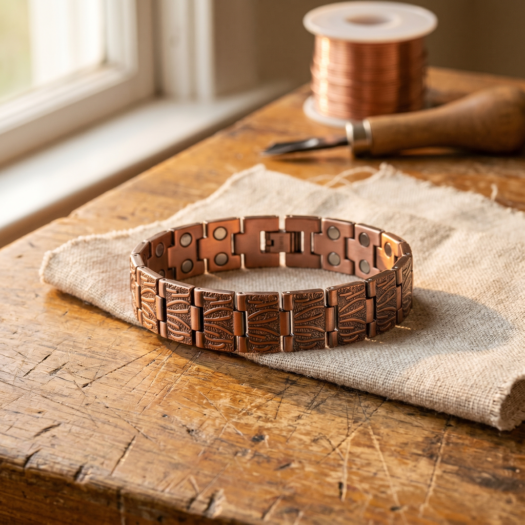 Hazel's Grit Men's Copper Bracelet