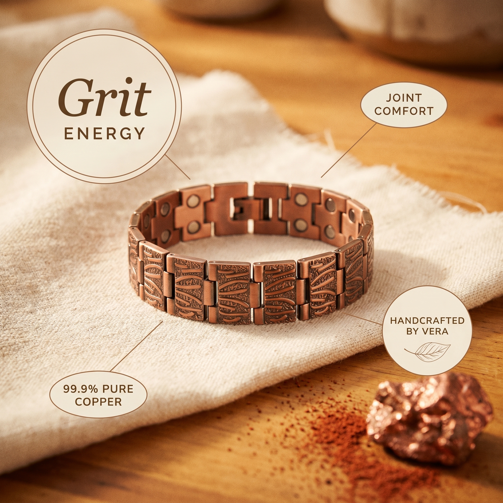Hazel's Grit Men's Copper Bracelet
