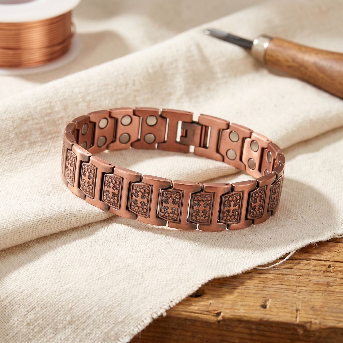 Hazel's Gale Men's Copper Bracelet