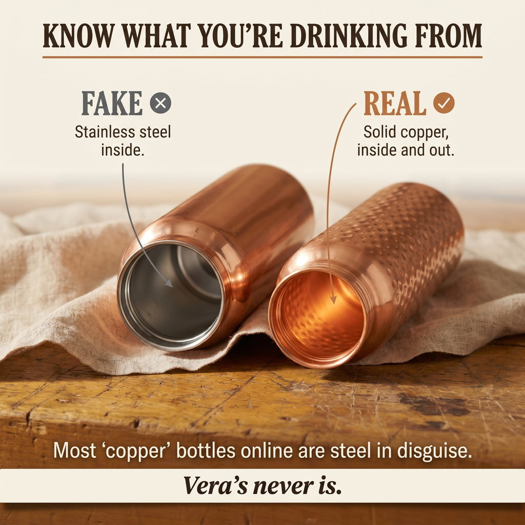 Hazel's Pure Copper Water Bottle