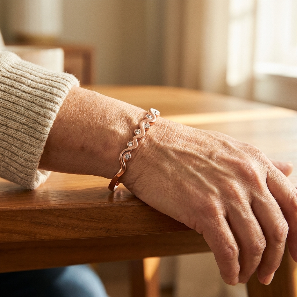 Hazel's Lark Copper Bracelet