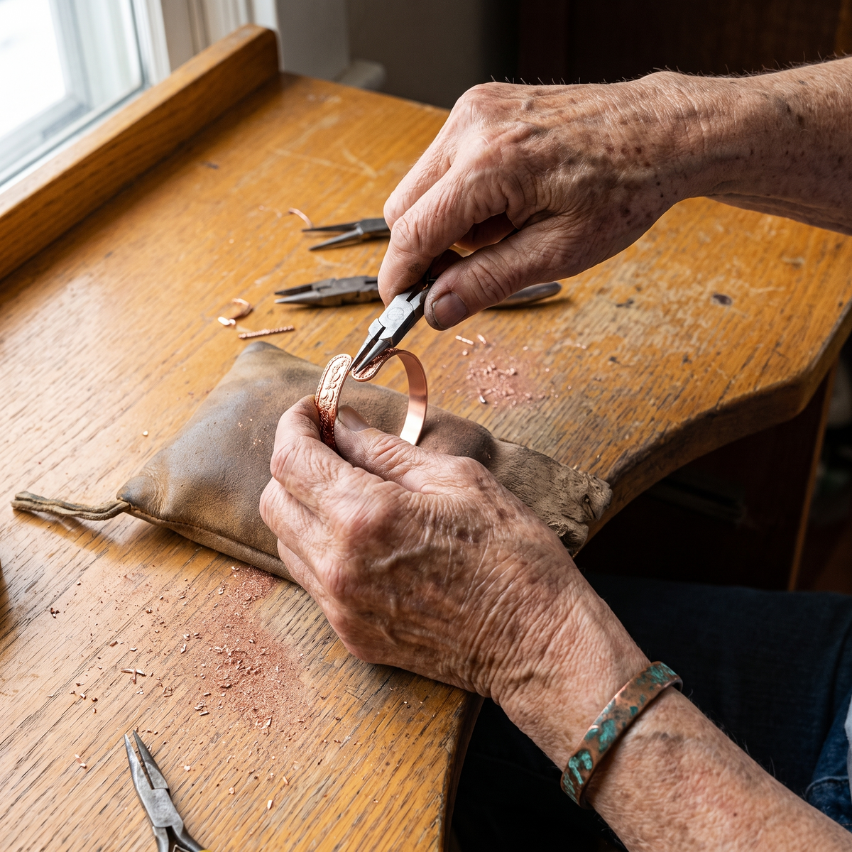 Hazel's Moor Copper Bracelet