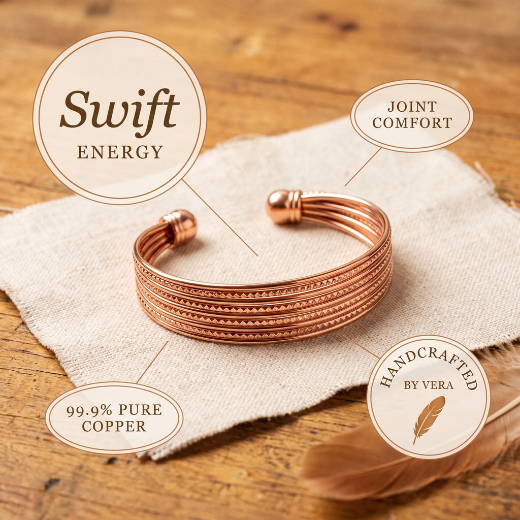 Hazel's Swift Copper Bracelet