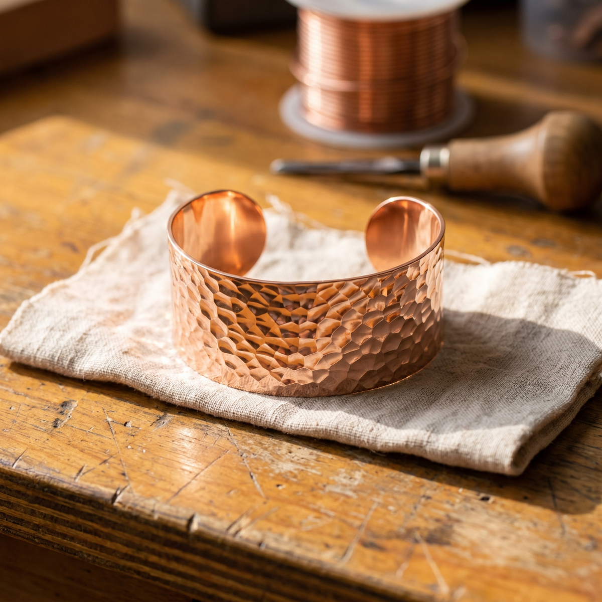 Hazel's Forge Copper Bracelet