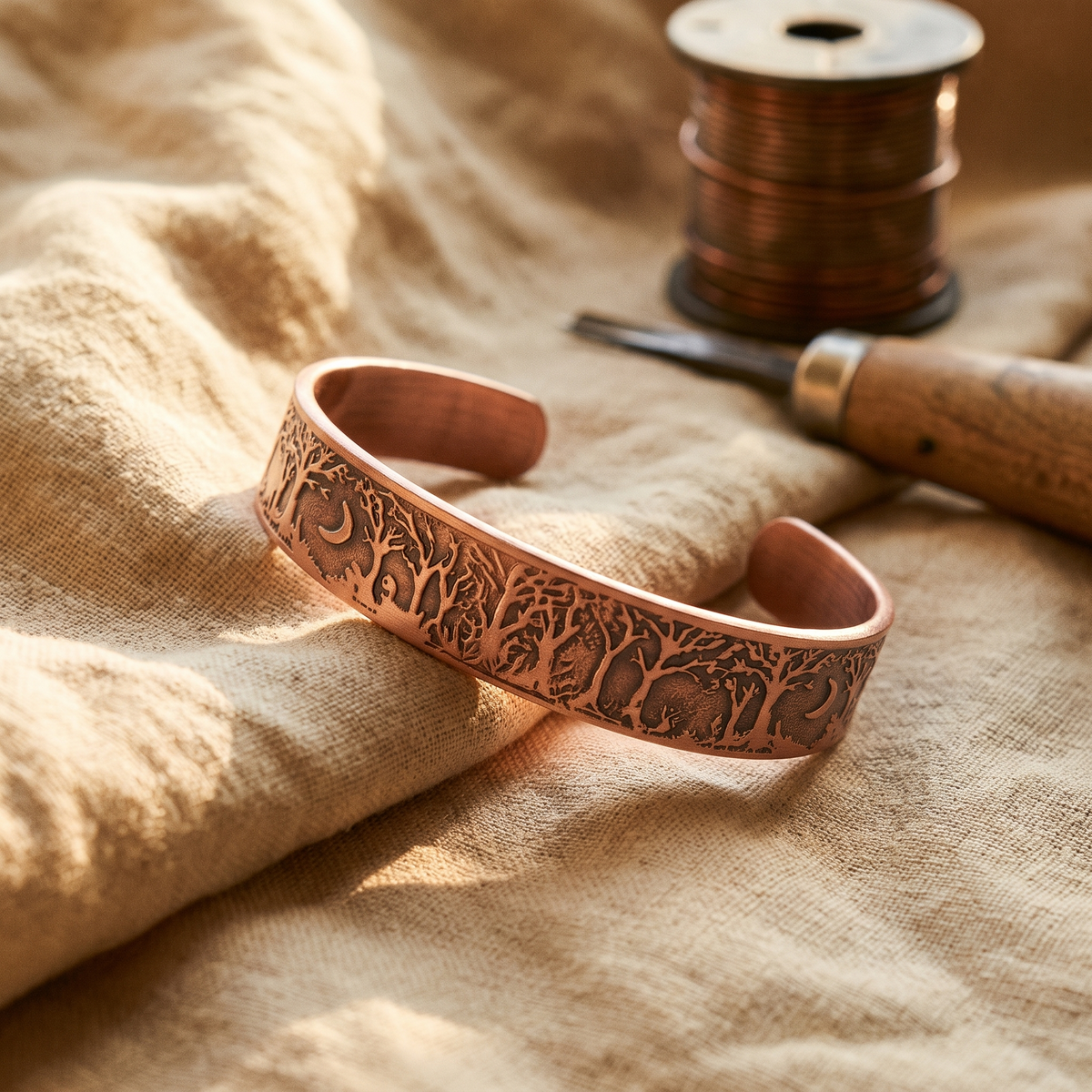 Hazel's Grove Copper Bracelet